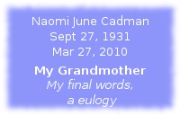 [ My Grandmother ]